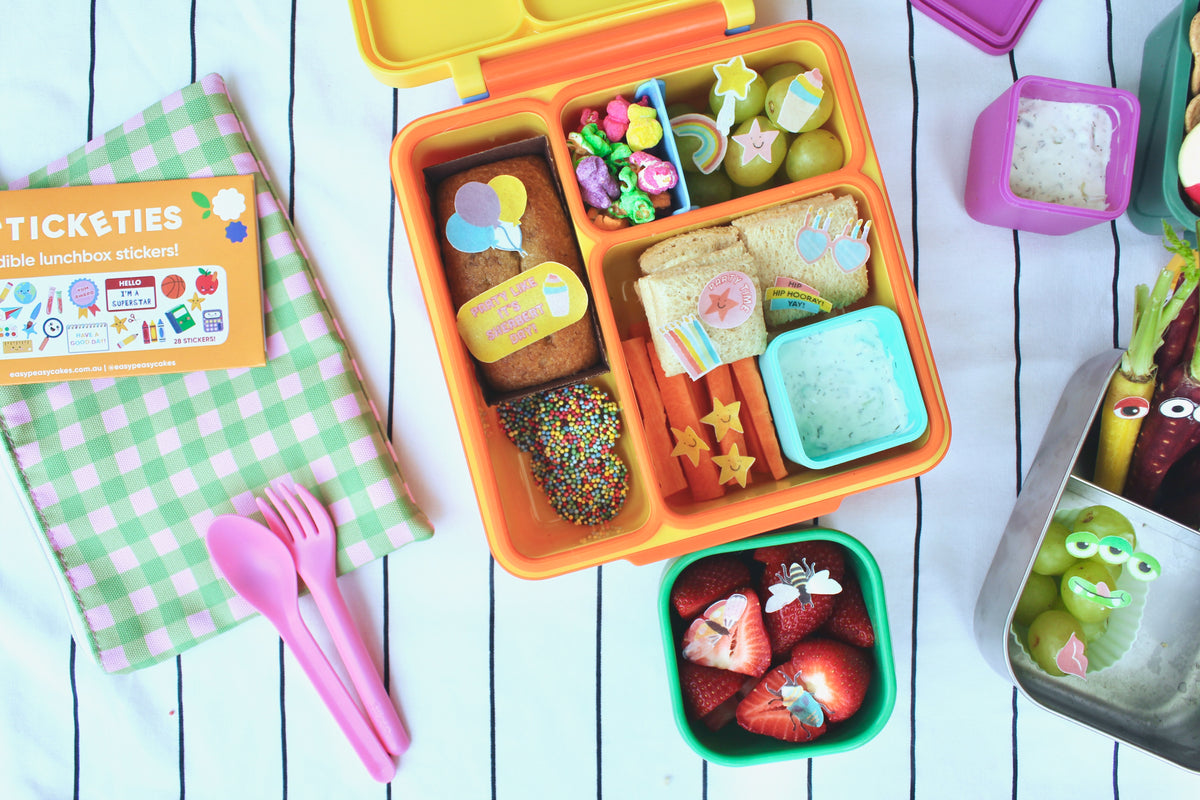 Edible Stickers for Lunchboxes + Baking Kits for Kids – Easy Peasy Cakes