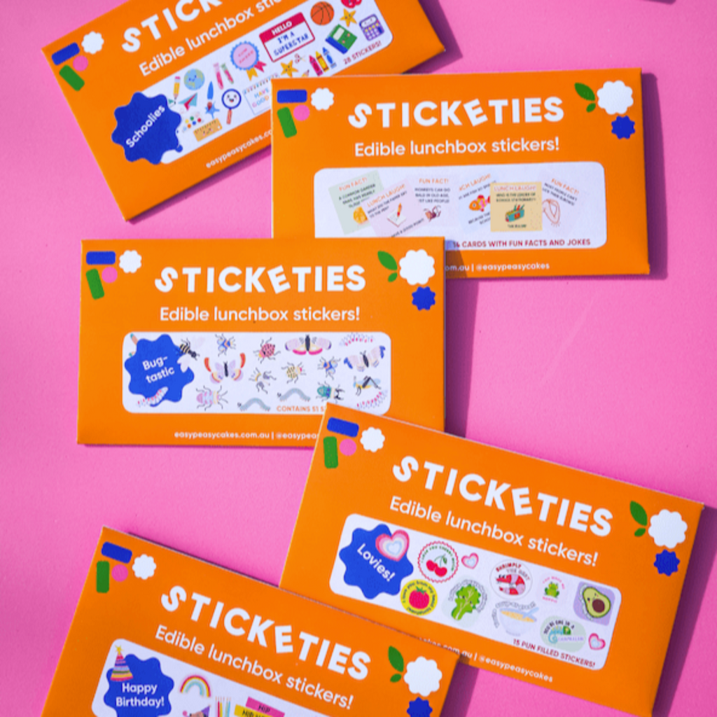 Easy Peasy Cakes Edible stickers Bug-tastic Sticketies